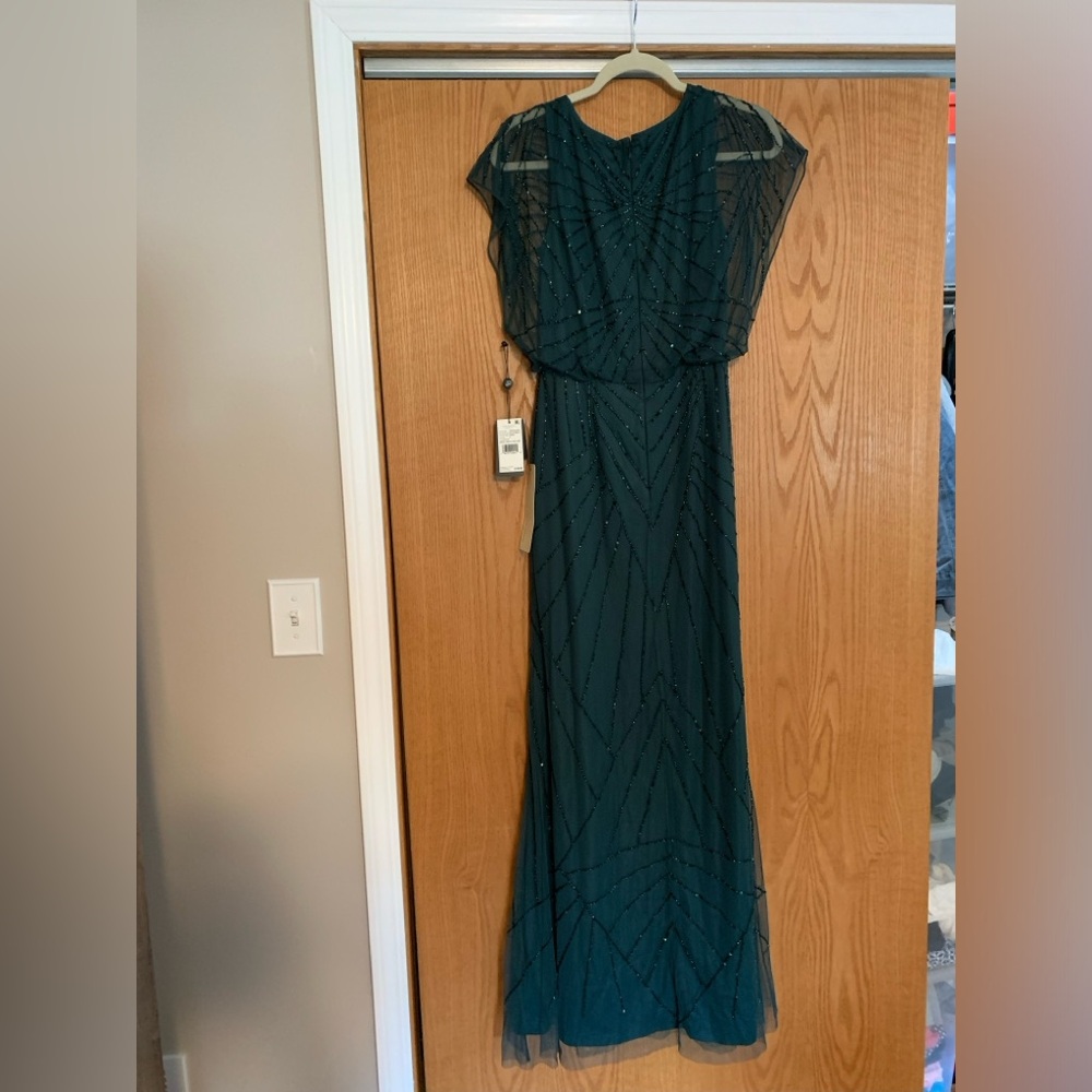 Adrianna Papell // Green Maxi Dress